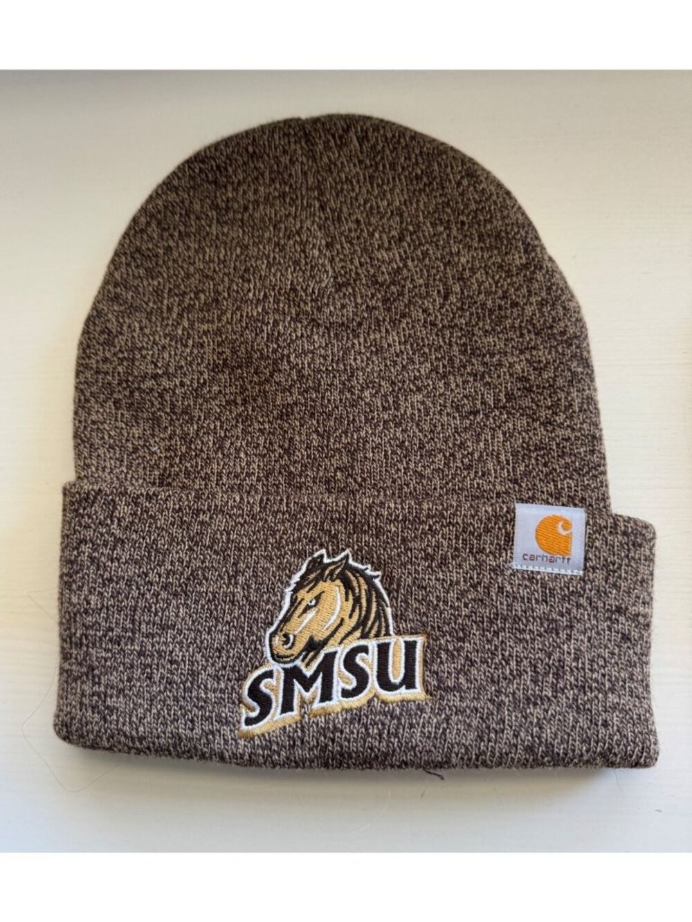 Carhartt Knit Cuffed Beanie Hat SMSU Mustangs Minnesota Men's One Size OS New